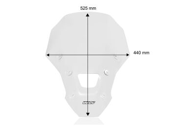 WRS Ön Cam Caponord Şeffaf Honda Crf 1100 L Africa Twin Adv Sports 2024-2026