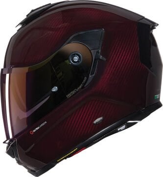 Nolan X-903 Ultra Carbon Liquido N-Com Kask Kırmızı