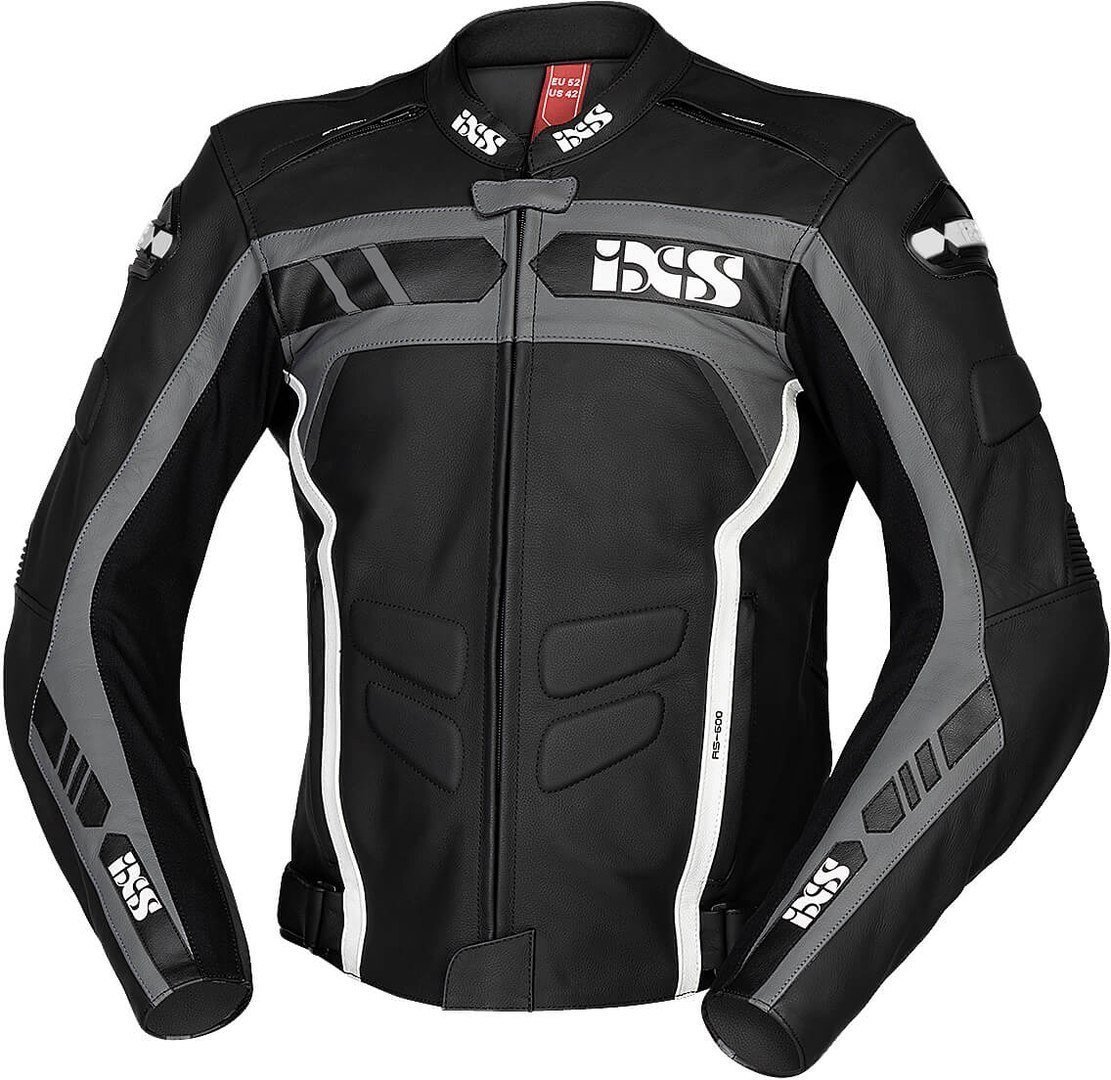 IXS Sport RS-600 1.0 Motosiklet Deri Mont Siyah-Gri