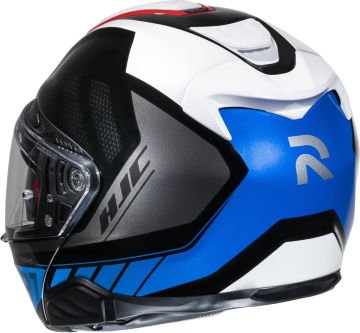 HJC Rpha 91 Rafino Çene Açılır Kask Siyah-Beyaz-Mavi