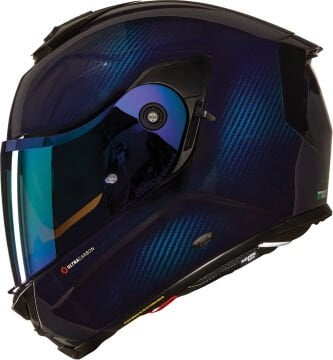 Nolan X-903 Ultra Carbon Liquido N-Com Kask Mavi