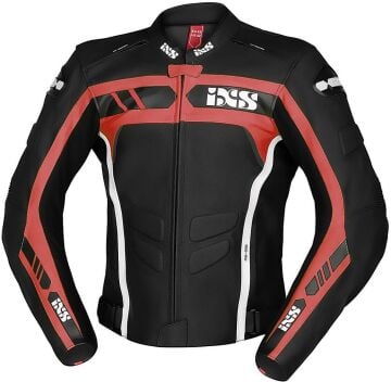 IXS Sport RS-600 1.0 Motosiklet Deri Mont Siyah-Kırmızı