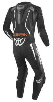 Berik Absolute GP 1-Parça Deri Tulum Siyah-Turuncu
