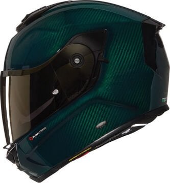 Nolan X-903 Ultra Carbon Liquido N-Com Kask Yeşil