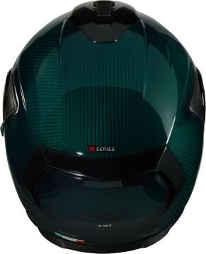 Nolan X-903 Ultra Carbon Liquido N-Com Kask Yeşil