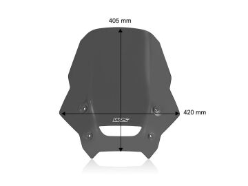 WRS Tur Tipi Ön Cam Koyu Füme Honda Nx 500 2024-2026