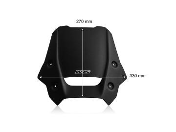 WRS Sport Ön Cam Siyah Matte Honda Nx 400 2024-2026