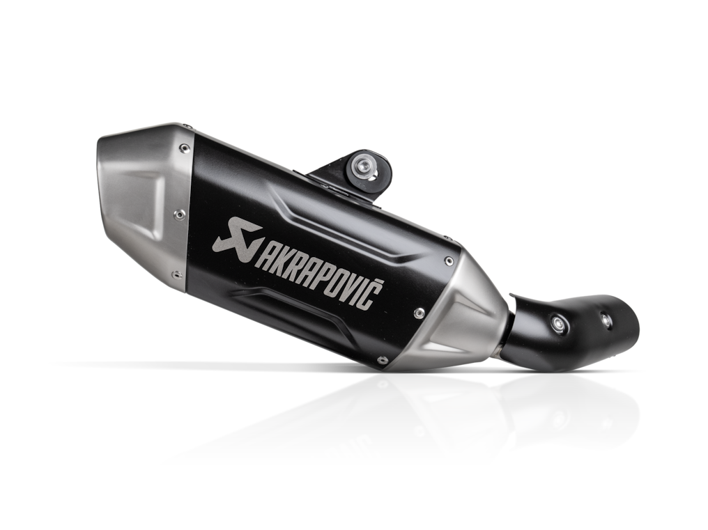 BMW F 450 GS 2026 Akrapovič Slip-On Line Siyah Çelik Egzoz