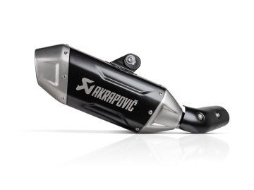BMW F 450 GS 2026 Akrapovič Slip-On Line Siyah Çelik Egzoz