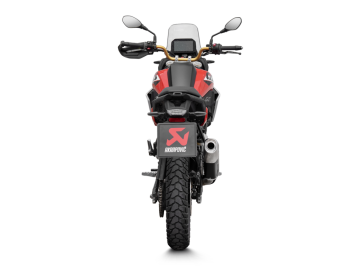 BMW F 450 GS 2026 Akrapovič Slip-On Line Siyah Çelik Egzoz