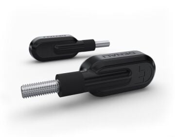 Denali T3 Switchback M8 LED 3'ü 1 Arada Sinyalli Arka Stop Lambası Kombinasyonu, Gövde Siyah / Lens Şeffaf (Çift), Arka