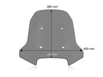 CFMoto 450 MT 2024-2026 WRS Touring Koyu Füme Ön Cam
