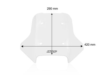 CFMoto 450 MT 2024-2026 WRS Sport Şeffaf Ön Cam