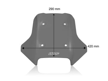 CFMoto 450 MT 2024-2026 WRS Sport Koyu Füme Ön Cam