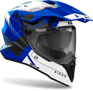 Airoh Commander 2 Reveal Kask Beyaz/Mavi