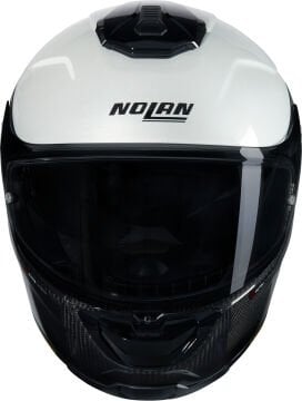 Nolan X-903 Ultra Carbon Verniciatura Speciale N-Com Kask Siyah-Beyaz