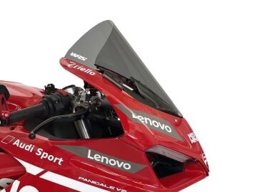 WRS Yüksek Yarış Tipi Ön Cam Koyu Füme +45Mm Ducati Panigale V4 / S 2018-2019