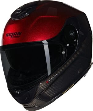 Nolan X-903 Ultra Carbon Verniciatura Speciale N-Com Kask Siyah-Kırmızı