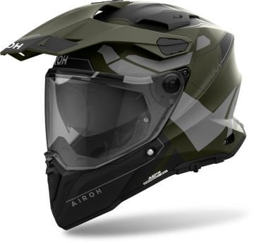Airoh Commander 2 Reveal Kask Mat Yeşil