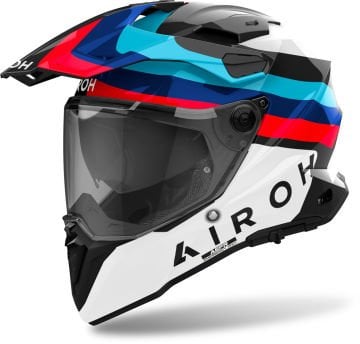 Airoh Commander 2 Doom Kask Beyaz/Mavi