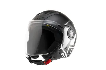 Malossi Açık Kask Siyah