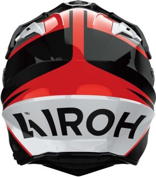 Airoh Commander 2 Skip Kask Siyah-Beyaz-Kırmızı