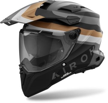 Airoh Commander 2 Doom Kask Mat Gri/Siyah