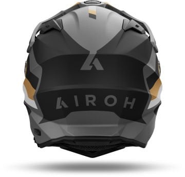 Airoh Commander 2 Doom Kask Mat Gri/Siyah