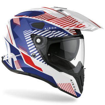Airoh Commander 2 Boost Kask Mat Beyaz/Mavi