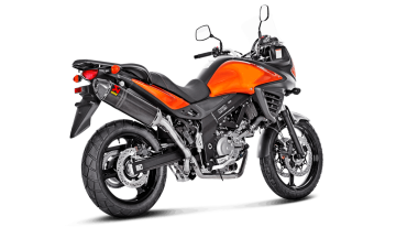 Suzuki V-Strom 650 Akrapovic Slip On Egzoz - Karbon