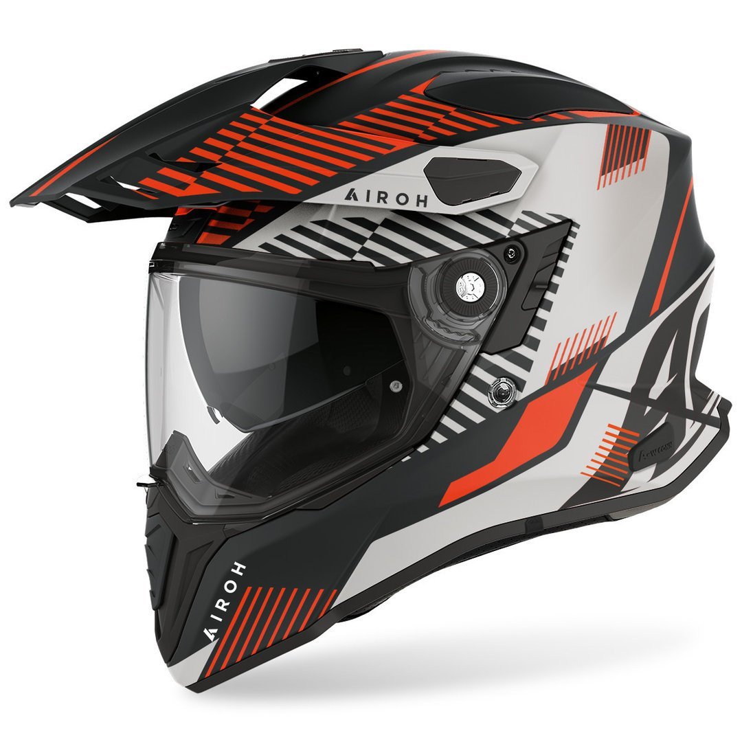 Airoh Commander 2 Boost Kask Mat Siyah/Turuncu