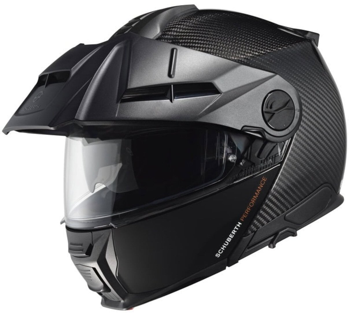 Schuberth E2 Parlak Karbon Çene Açılır Kask