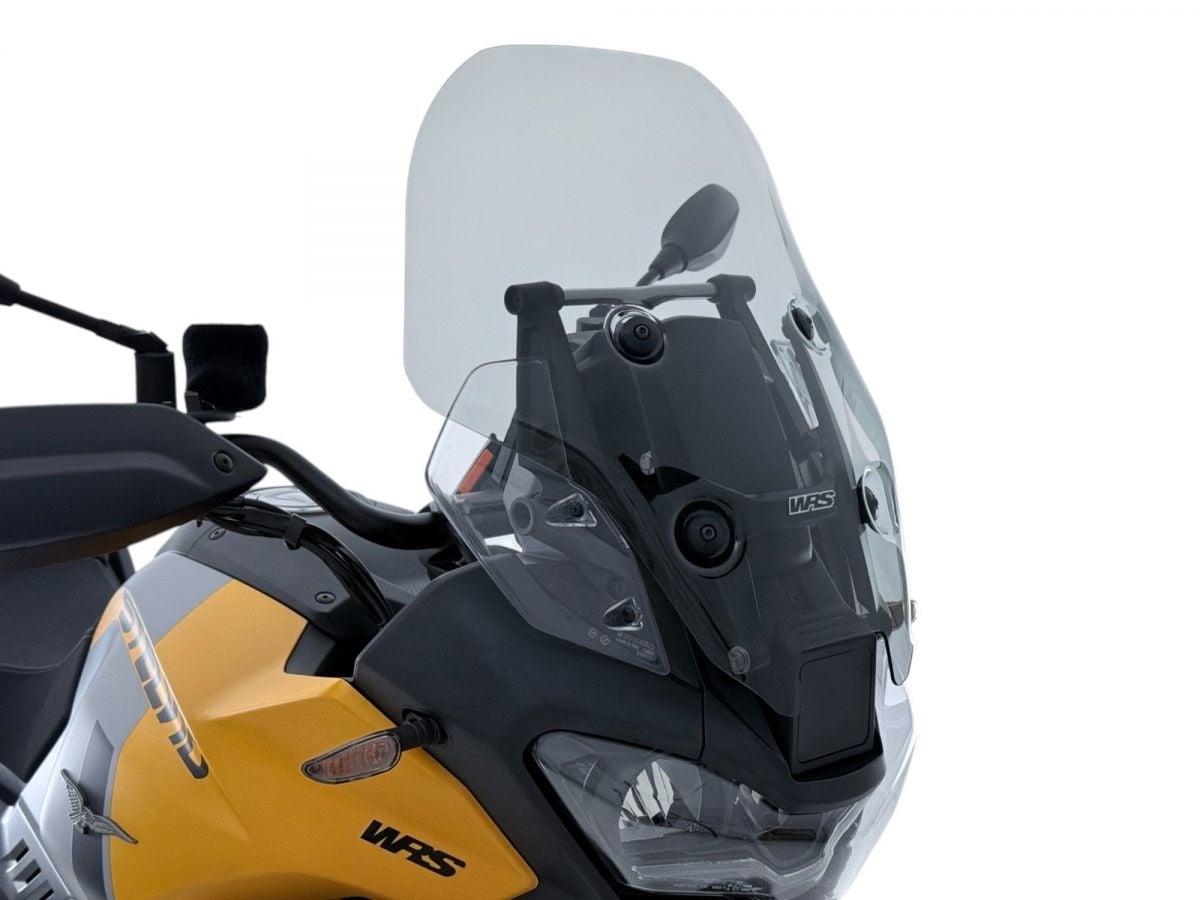 WRS Ön Cam Caponord Füme With Radar Moto Guzzi Stelvio 2024-2026