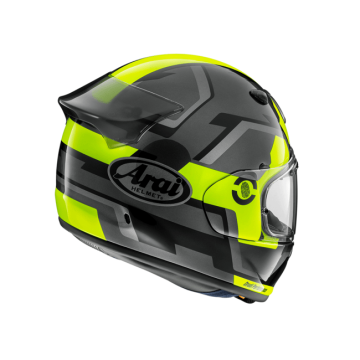 Arai Quantic Face Flour Yellow Kapalı Kask