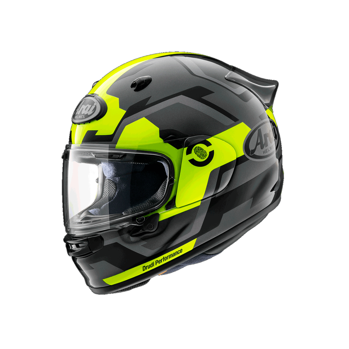 Arai Quantic Face Flour Yellow Kapalı Kask