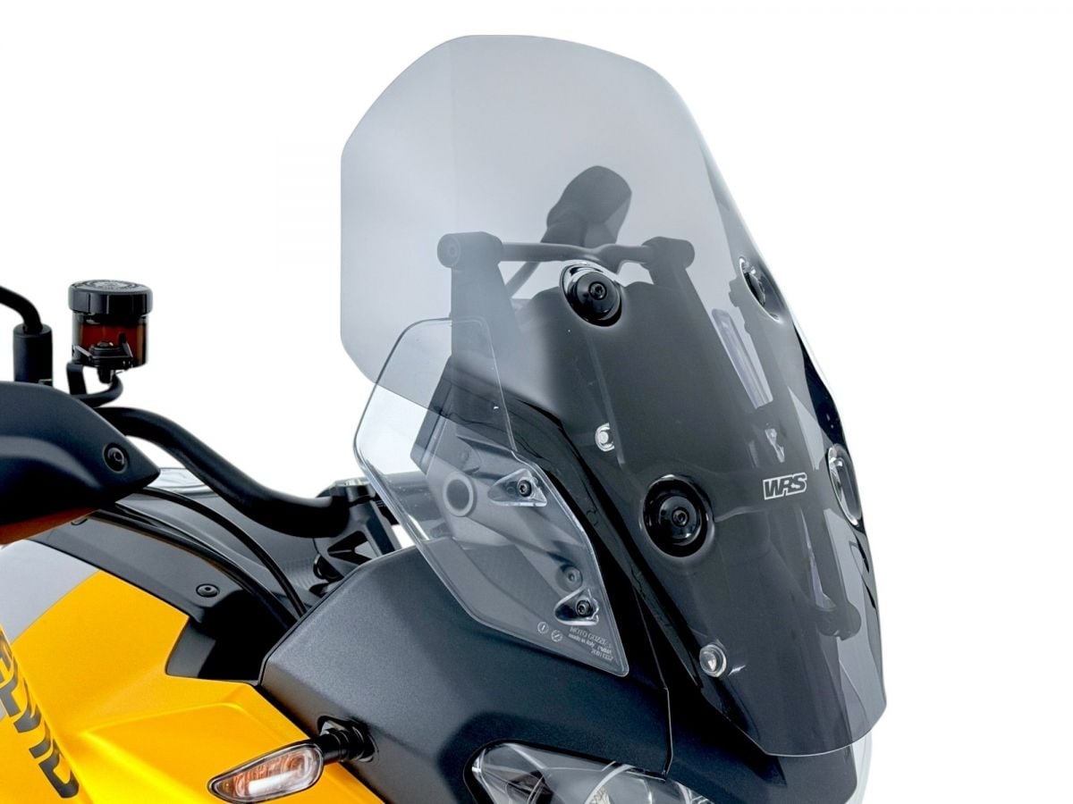 WRS Tur Tipi Ön Cam Koyu Füme Moto Guzzi Stelvio 2024-2026