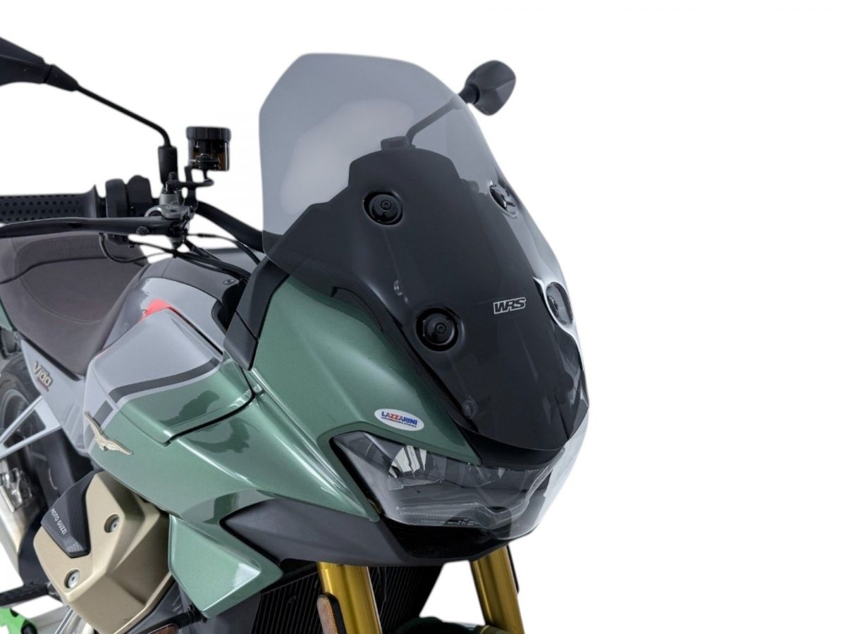 WRS Ön Cam Caponord Koyu Füme Moto Guzzi V100 Mandello / S 2023-2026