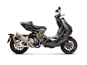 Italjet Dragster 125/200 Akrapovic Titanyum Egzoz