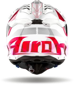 Airoh Aviator 3 Saber Kask Beyaz/Kırmızı