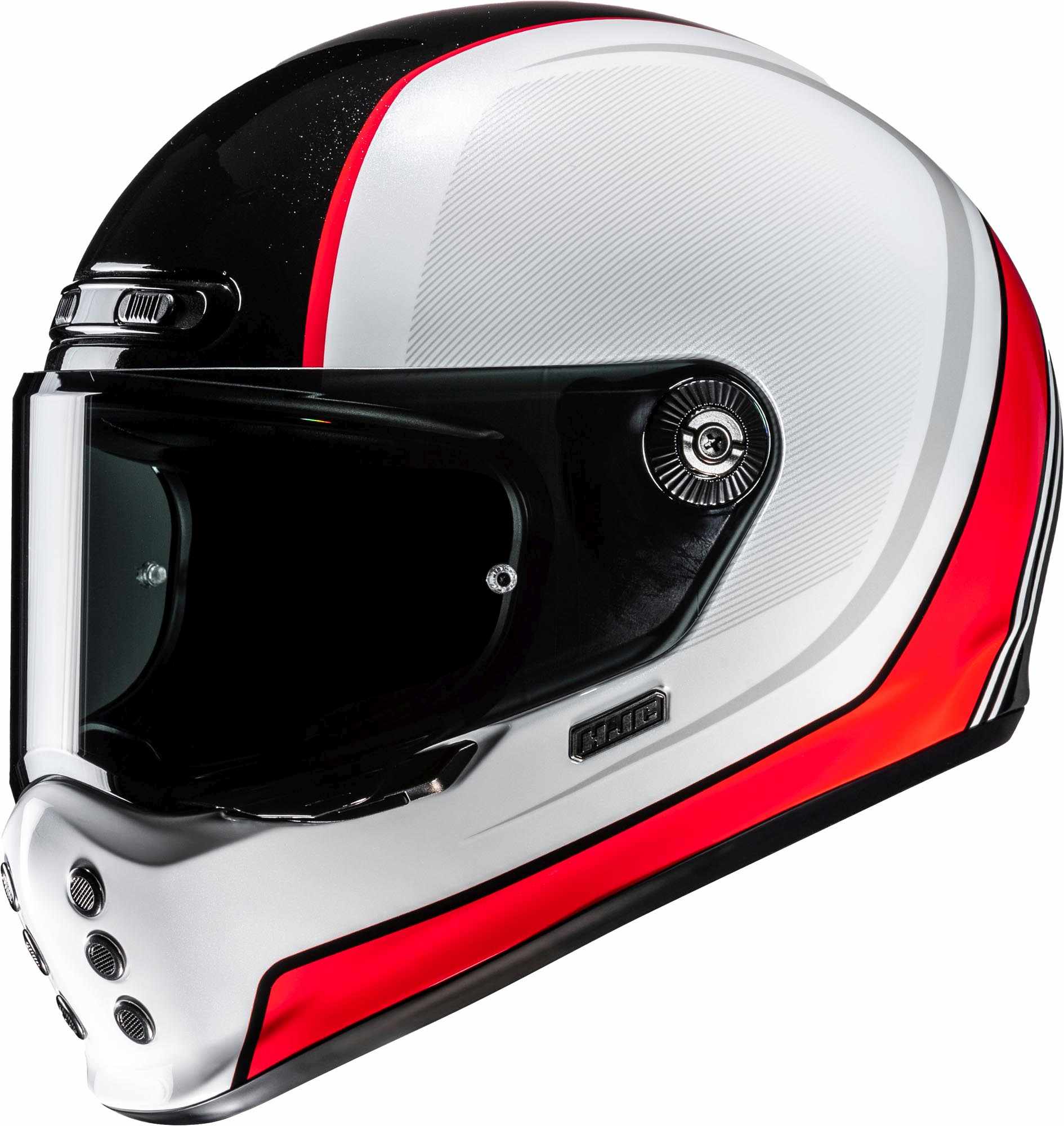 HJC V10 Hodu Kapalı Kask Kırmızı-Beyaz