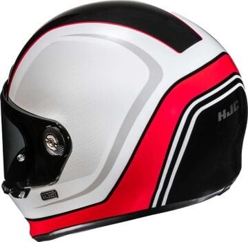 HJC V10 Hodu Kapalı Kask Kırmızı-Beyaz