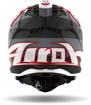 Airoh Aviator 3 Monarch Kapalı Kask siyah mat/gri/kırmızı Fiyatı