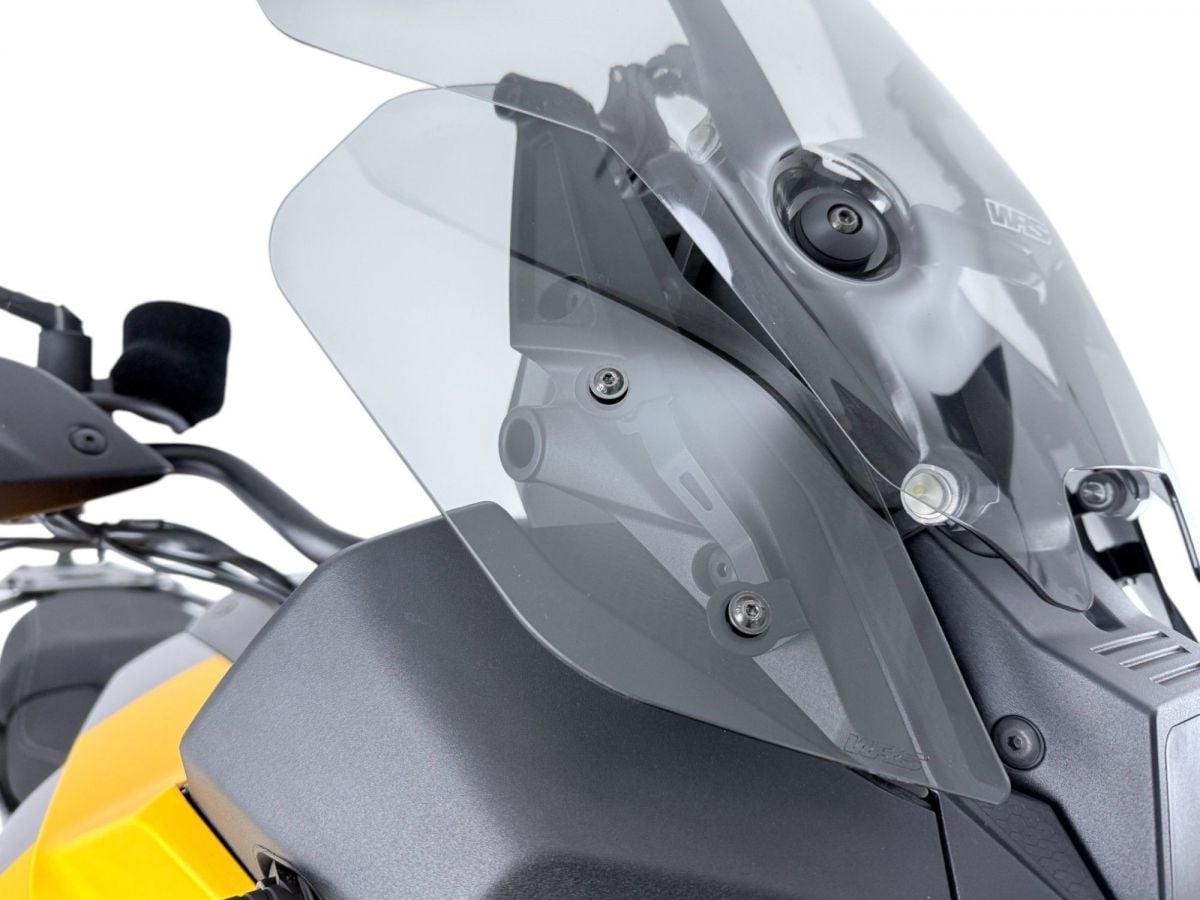 WRS Çift Koyu Füme Deflektör Moto Guzzi Stelvio 2024-2026