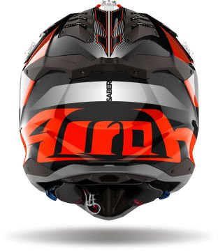 Airoh Aviator 3 Saber Kask Gri/Turuncu