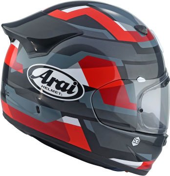 Arai Quantic Abstract Red Kapalı Kask