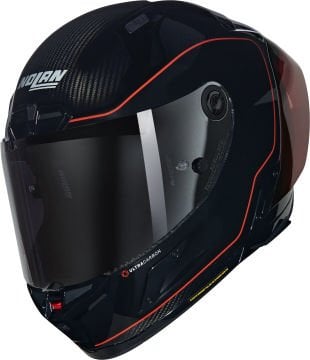 Nolan X-804 RS Ultra Carbon Asso Di Picche Kask Siyah/Kırmızı