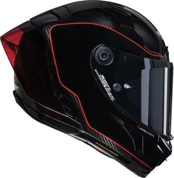Nolan X-804 RS Ultra Carbon Asso Di Picche Kask Siyah/Kırmızı