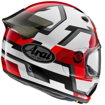 Arai Quantic Face Red Kapalı Kask