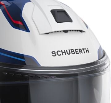 Schuberth C5 Omega Çene Açılır Kask Mavi-Beyaz