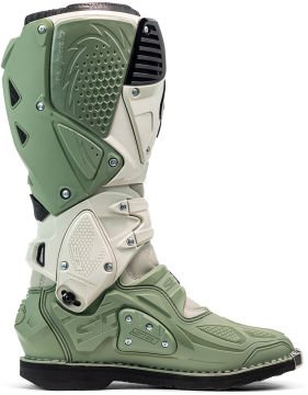 Sidi Crossfire 3 Motocross Bot Yeşil/Bej